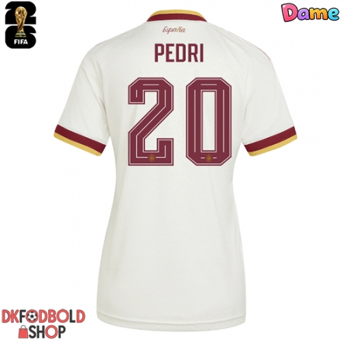 Spanien Pedri Gonzalez #20 Udebanetrøje Dame VM 2026 Kort ærmer